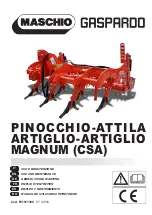 Preview for 1 page of Maschio F07011399 Use And Maintenance