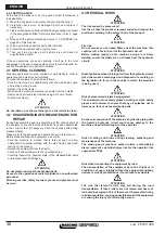 Preview for 36 page of Maschio F07011399 Use And Maintenance