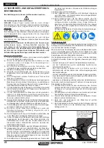 Preview for 46 page of Maschio F07011399 Use And Maintenance