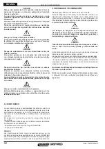 Preview for 92 page of Maschio F07011424 Use And Maintenance