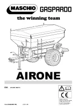 Preview for 37 page of Maschio GASPARDO AIRONE Use And Maintenance