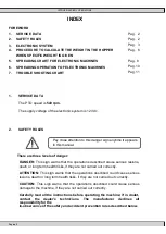 Preview for 2 page of Maschio GASPARDO CIRO E Use And Maintenance - Operator'S Manual