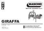 Preview for 1 page of Maschio GIRAFFA 160 Use And Maintenance / Spare Parts