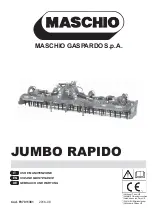 Maschio JUMBO RAPIDO 6000 Use And Maintenance preview