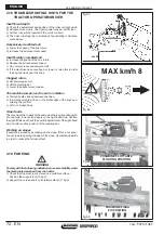 Preview for 72 page of Maschio JUMBO RAPIDO 6000 Use And Maintenance