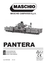 Maschio PANTERA 420 Use And Maintenance preview