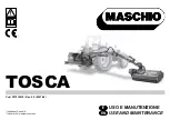 Preview for 1 page of Maschio TOSCA 500 Use And Maintenance