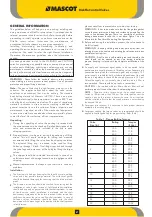 Preview for 2 page of MASCOT DiskFlo Installation, Operation & Maintenance Instructions Manual