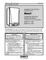 Preview for 2 page of MASCOT HT 1.450 Installation And Servicing Instructions