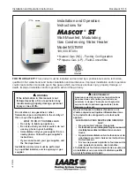 Предварительный просмотр 1 страницы MASCOT MSTWW Installation And Operation Instructions Manual