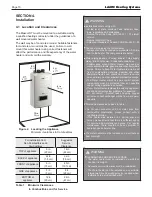 Предварительный просмотр 12 страницы MASCOT MSTWW Installation And Operation Instructions Manual