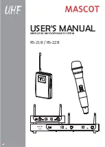 Предварительный просмотр 1 страницы MASCOT RS-21B User Manual