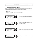 Предварительный просмотр 9 страницы MASCOT UF-9H User Manual