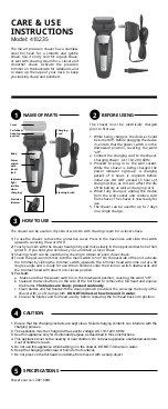 Masdel 410235 Care & Use Instructions preview