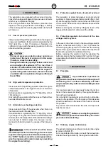 Preview for 28 page of Mase Generators MARINE I.S. 21.5 Manual