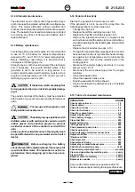 Preview for 31 page of Mase Generators MARINE I.S. 21.5 Manual