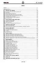 Preview for 61 page of Mase Generators MARINE I.S. 21.5 Manual