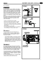 Предварительный просмотр 21 страницы Mase Generators MARINER 1200 Use, Maintenance And Installation Manual