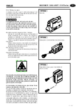 Предварительный просмотр 25 страницы Mase Generators MARINER 1200 Use, Maintenance And Installation Manual