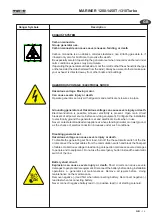 Предварительный просмотр 58 страницы Mase Generators MARINER 1200 Use, Maintenance And Installation Manual