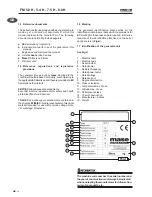 Предварительный просмотр 16 страницы Mase FM 5.4H Use And Maintenance Manual