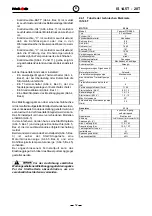 Предварительный просмотр 52 страницы Mase I.S. 14.5T Usage And Maintance Manual