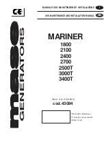 Mase MARINER 1800 Use, Maintenance And Installation Manual preview