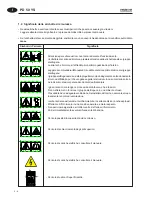 Preview for 8 page of Mase PD 50 YS Use And Maintenance Manual