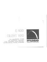 Mase Silent 500 Use, Maintenance, Spare Parts предпросмотр