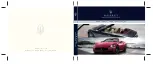 Maserati GRANCABRIO RANGE Owner'S Manual предпросмотр