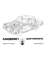 Предварительный просмотр 2 страницы Maserati Quattroporte Service Manual