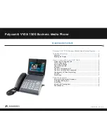 Предварительный просмотр 2 страницы Masergy Polycom VVX 1500 Quick Manual