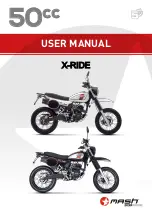 Mash 50cc X-RIDE User Manual предпросмотр