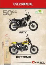 Mash Dirt Track 50CC User Manual preview