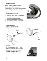 Предварительный просмотр 47 страницы Mash TT40 Cafe Racer User Manual