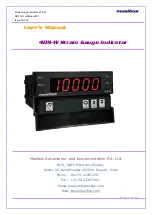 Masibus 409-W User Manual preview