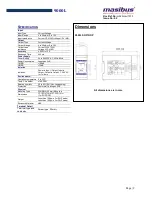 Предварительный просмотр 3 страницы Masibus 9000L Series Manual