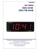 Masibus DDU-44 User Manual preview