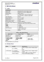 Preview for 5 page of Masibus LC5296-XP-DC User Manual