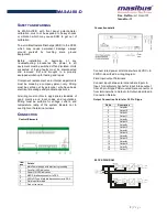 Preview for 3 page of Masibus MAS-AI-08-D Manual