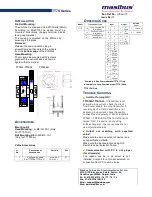 Preview for 5 page of Masibus TT7S Series User Manual