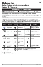 Предварительный просмотр 5 страницы Masimo Adhesive Pads Directions For Use Manual