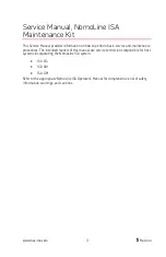 Preview for 5 page of Masimo NomoLine ISA AX+ Service Manual