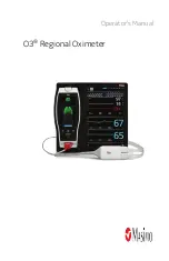 Masimo O3 Regional Oximeter Operator'S Manual preview