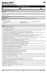 Preview for 4 page of Masimo Radius PPG Manual