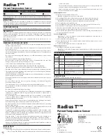 Preview for 1 page of Masimo Radius T Quick Start Manual