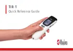 Preview for 1 page of Masimo TIR-1 Quick Reference Manual