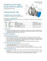 MaskForce MFP01 Instructions For Use preview