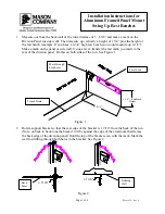 Mason Aluminum Framed Panel Mount
Swing Up Rest Benches Installation Instructions preview