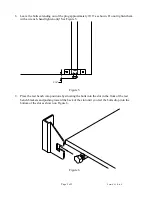 Предварительный просмотр 3 страницы Mason Aluminum Framed Wall Mount
Swing Up Rest Benches Installation Instructions